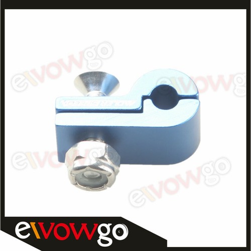 Brand New Fuel Line Clamp 4.8mm ID Hose Clamp Aluminum Blue - Picture 3 of 4