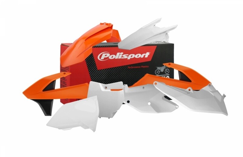 Kit plastique POLISPORT pour rénover une carrosserie de KTM 250 SX 17-18