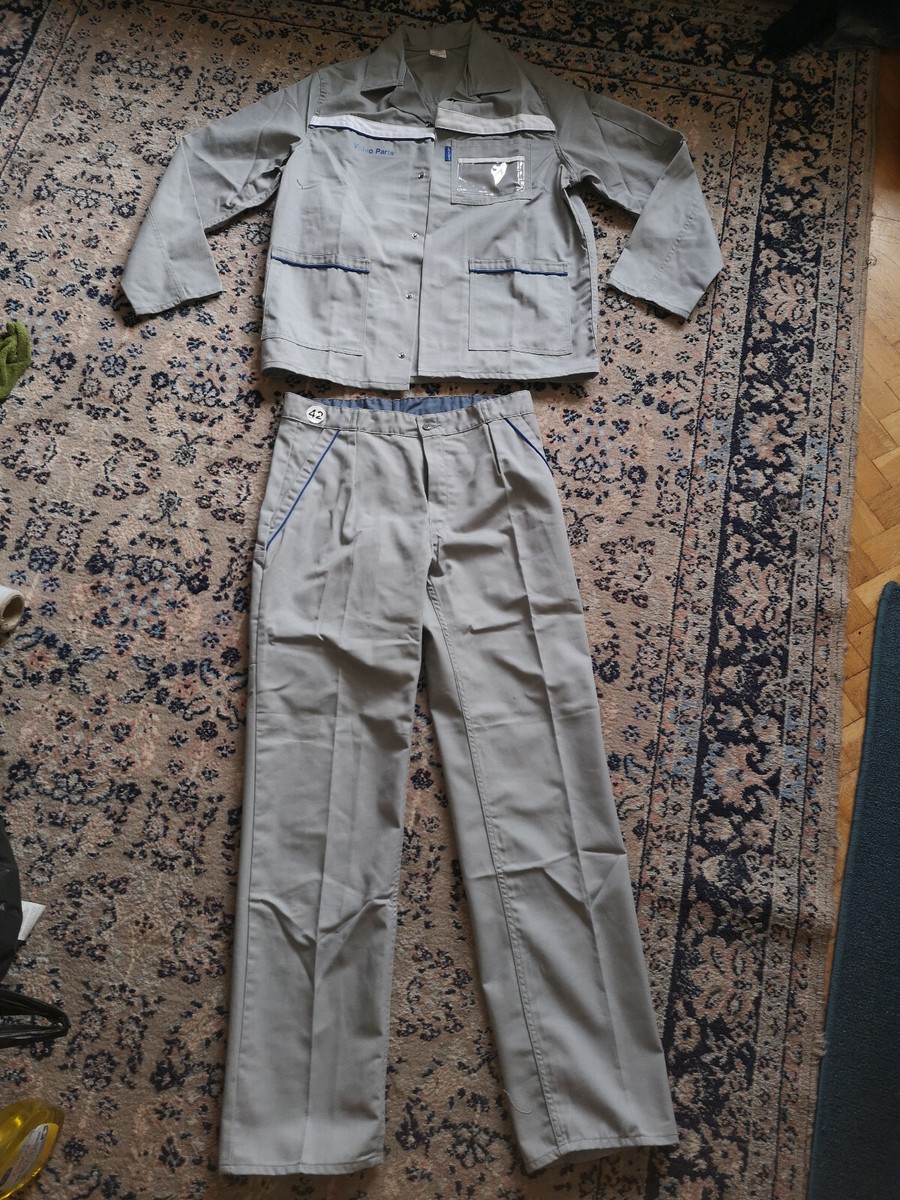 VOLVO PARTS EMPLOYEE UNIFORM JACKET COAT PANTS LAFODEX S250 VOLVO PARTS EMPLOYEE UNIFORM JACKET COAT PANTS LAFODEX S250