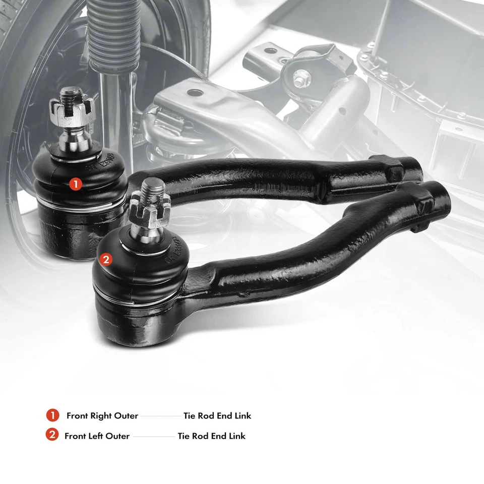 3x Nuevo Kit de extremo de barra de acoplamiento y cremallera para Kia Magentis Optima Hyundai XG300 Foto 2 de 4