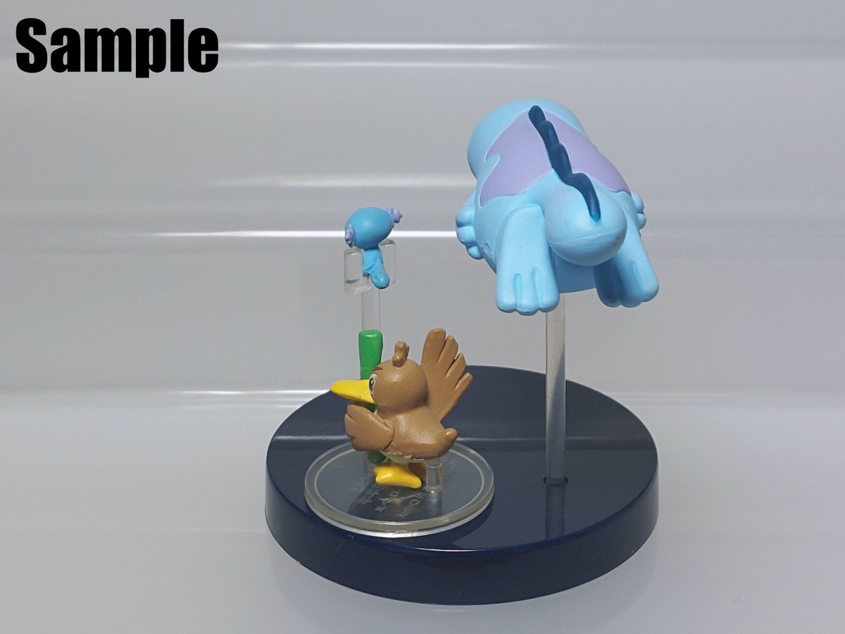 Quagsire Wooper Farfetch'd Pokemon Zukan 1/40 Scale Figure Tomy