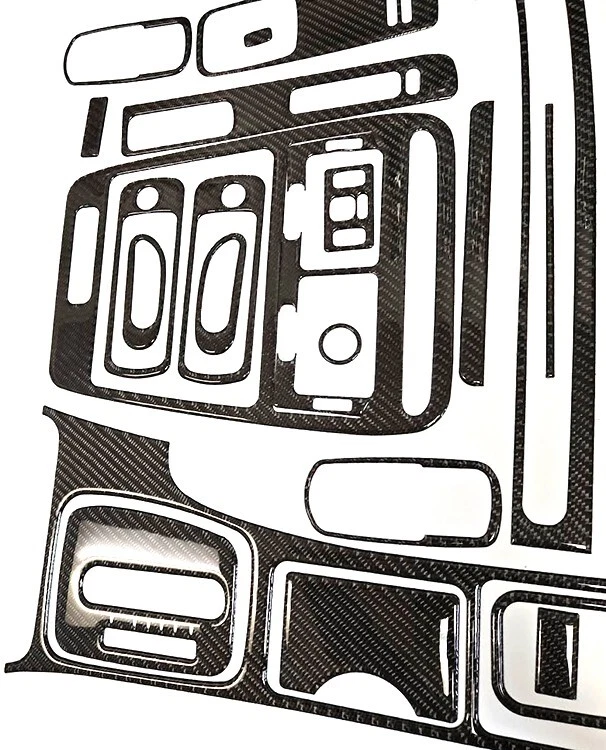 Interior Real Carbon Fiber Dash Trim Kit for NISSAN 300ZX 1990-1996 - Image 2 of 4