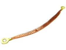 Firewall Engine Block Ground Strap 8 AWG 12" Heavy Duty Copper Wire GM 1967-1987