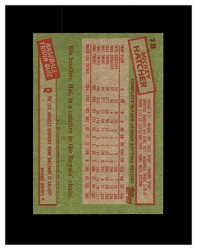 1985 TOPPS BASEBALL YOU PICK #1-199 SEE SCANS OF EVERY CARD SET BREAK NEW LIST - Picture 37 of 397