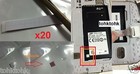 x20 water liquid damage indicator warranty sticker Samsung Galaxy S5 G900 Note