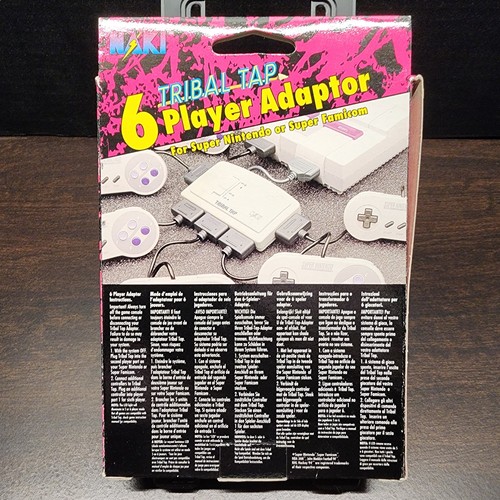 NAKI Tribal Tap 6 Player Adaptor for Super Nintendo or Super Famicon in Box - Picture 2 of 9