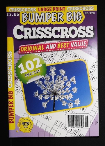 3 x Criss Cross Puzzle Books Mags 306 Puzzles Bumper Big Large Print NEW Set - Picture 3 of 10