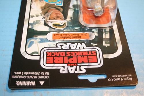 STAR WARS 2011 VINTAGE COLL MINT ON CARD REBEL SOLDIER(ECHO FIGURE WEAPON HASBRO - Picture 17 of 18