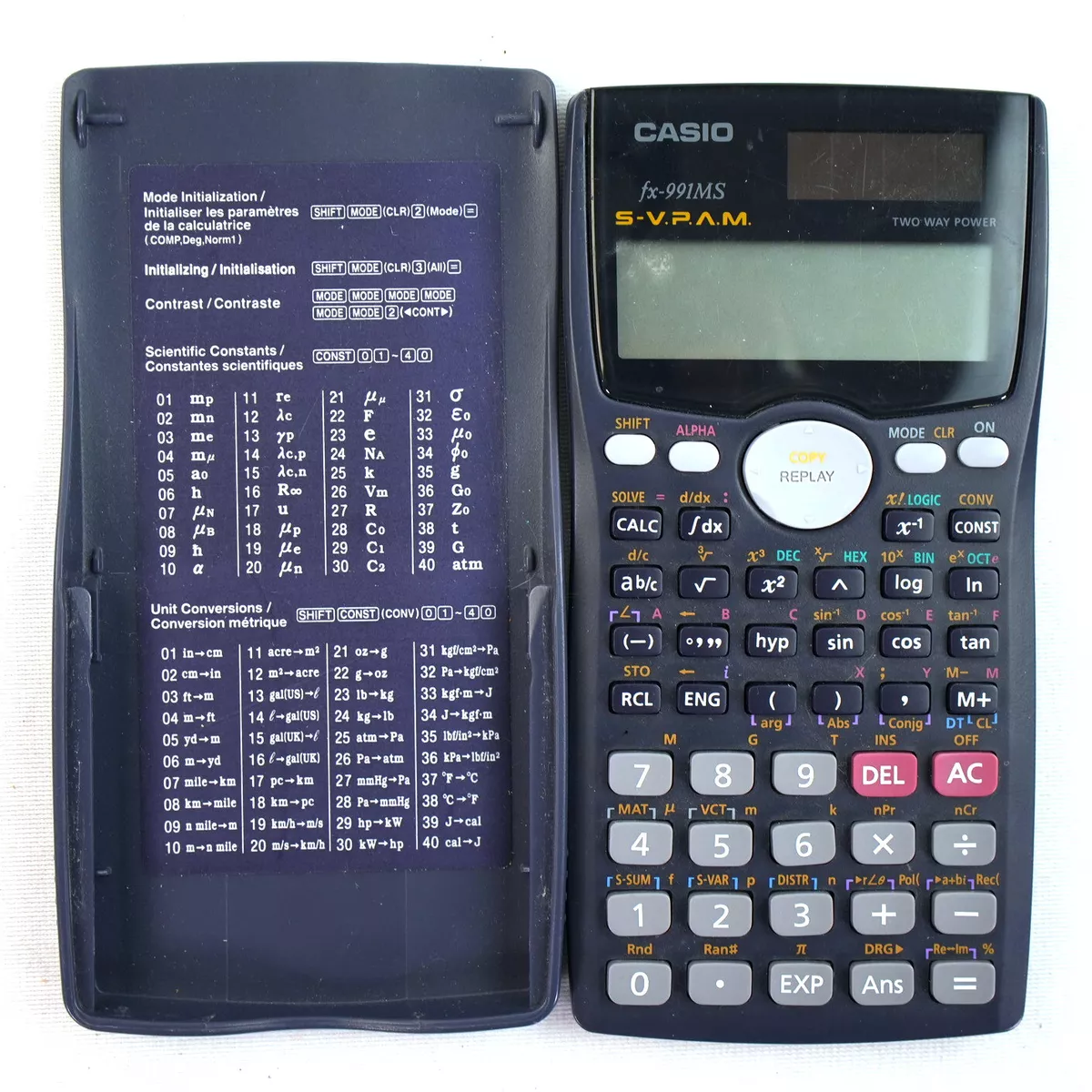 Casio FX 991MS Scientific Calculator Solar Battery FX991MS Used 2