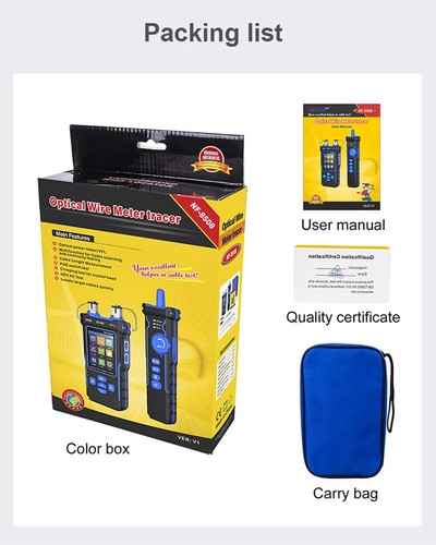 NF-8508 Network Cable Tester Ethernet Cable Tracker with OPM VFL PoE Checker Hot - Picture 24 of 25