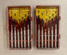 2 PK   6-Piece Precision Screwdriver Set, Storage Case