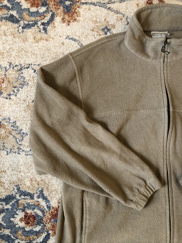 Remington Mens Fleece Jacket Driftwood Brown Size XL Hunting Outdoors 90s - Picture 3 of 8