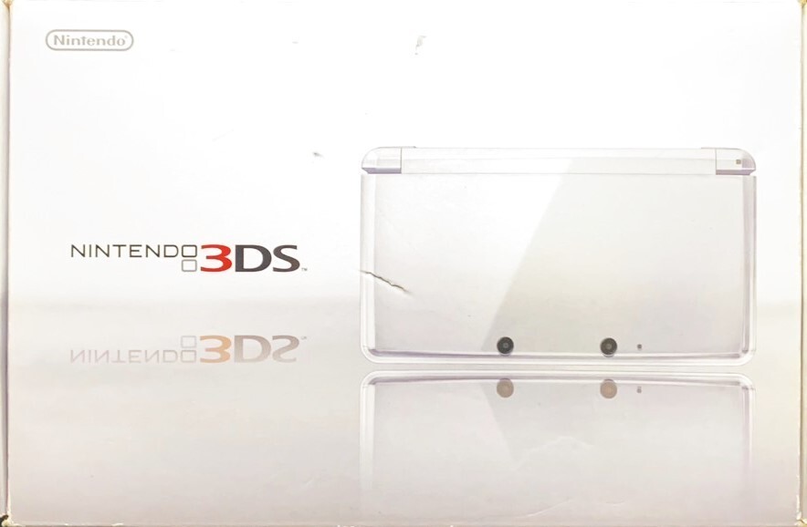Boxed Nintendo 3DS Systems white and charger with 6Games