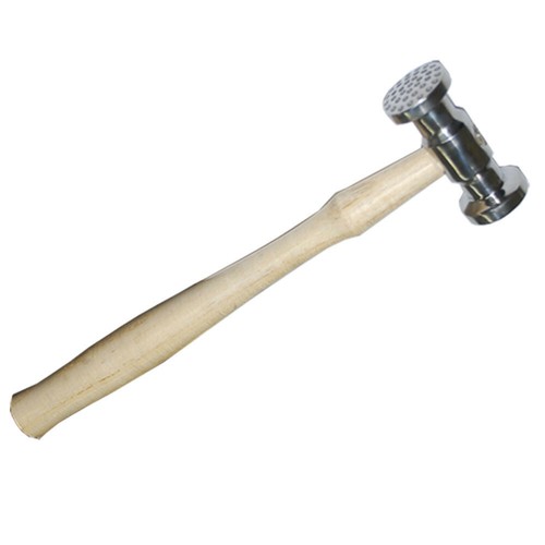 DOT & LINE HAMMER TEXTURING Textured Circle Metal Forming Former - SET 5 PC - Picture 4 of 4
