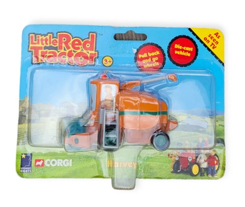Mähdrescher Ernter | Kleiner roter Traktor | Spielzeug Figur | Spritzguss | NEU - Bild 4 von 7