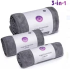 New Lotus LEVOIT Yoga Mat Towel Hot Yoga Non Slip Towel Set Of 3 Towels (C48)