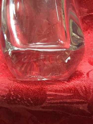 FLAWLESS Exquisite DAUM France Art Glass FLAME Style Stopper Crystal DECANTER - Picture 6 of 12