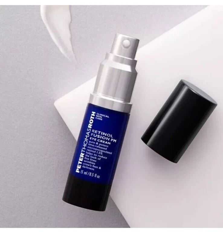 Crema para ojos Peter Thomas Roth Retinol Fusion PM 15 meses/0,5 fl oz nueva en caja Foto 2 de 3