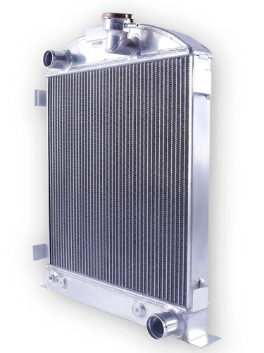 3 Row Aluminum Radiator For 1932 Ford Chopped Chevy Model A 350 V8 AT/M Engine - Bild 3 von 12