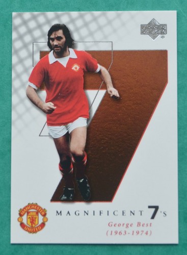 UPPER DECK MANCHESTER UNITED 2001; GEORGE BEST MAGIFICENT 7's M2 - Afbeelding 1 van 1