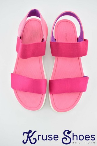 Land's End Women's Pull-On Sandals Bright Fuchsia Size 10B - Picture 9 of 11