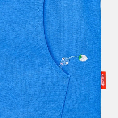 PIKMIN Hoodie Parka Shirt Nintendo official Limited Blue Size US:L (JP:XL) New - Picture 6 of 12