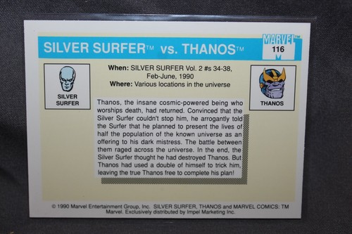 Tarjetas coleccionables Impel Universo Marvel 1990 ¡completan tu conjunto que elijas! - Imagen 345 de 464