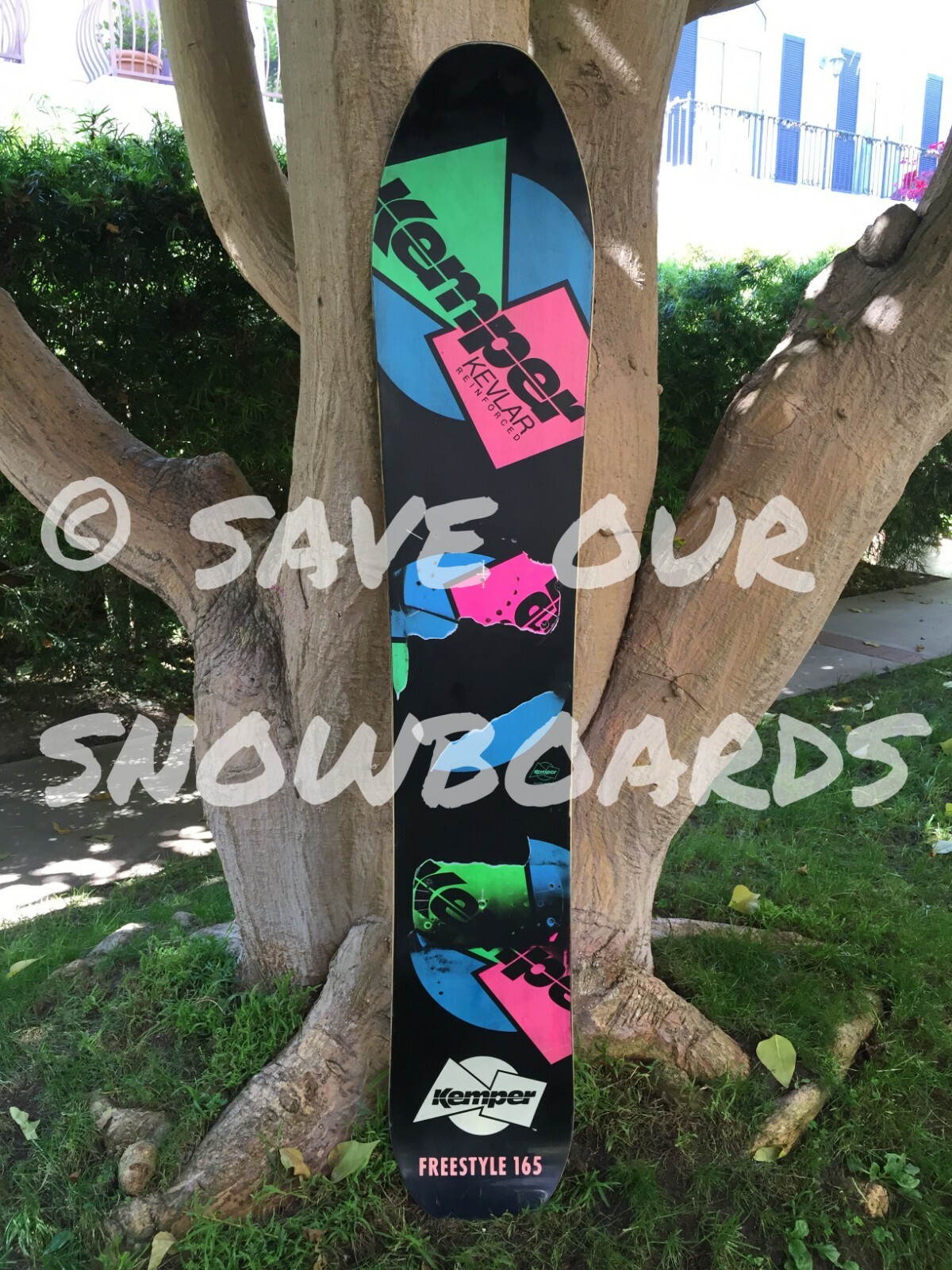 Vintage 1990 Kemper Freestyle 165 Snowboard made in Vintage 1990 Kemper Freestyle 165 Snowboard made in