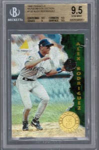 1995-Pinnacle-MUSEUM-Insert-ALEX-RODRIGUEZ-New-York-Yankees-BGS-9-5-Gem-Mint