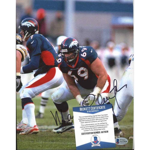 Mark Schlereth Signed Broncos 8x10 Photo (Beckett COA) - Picture 2 of 2