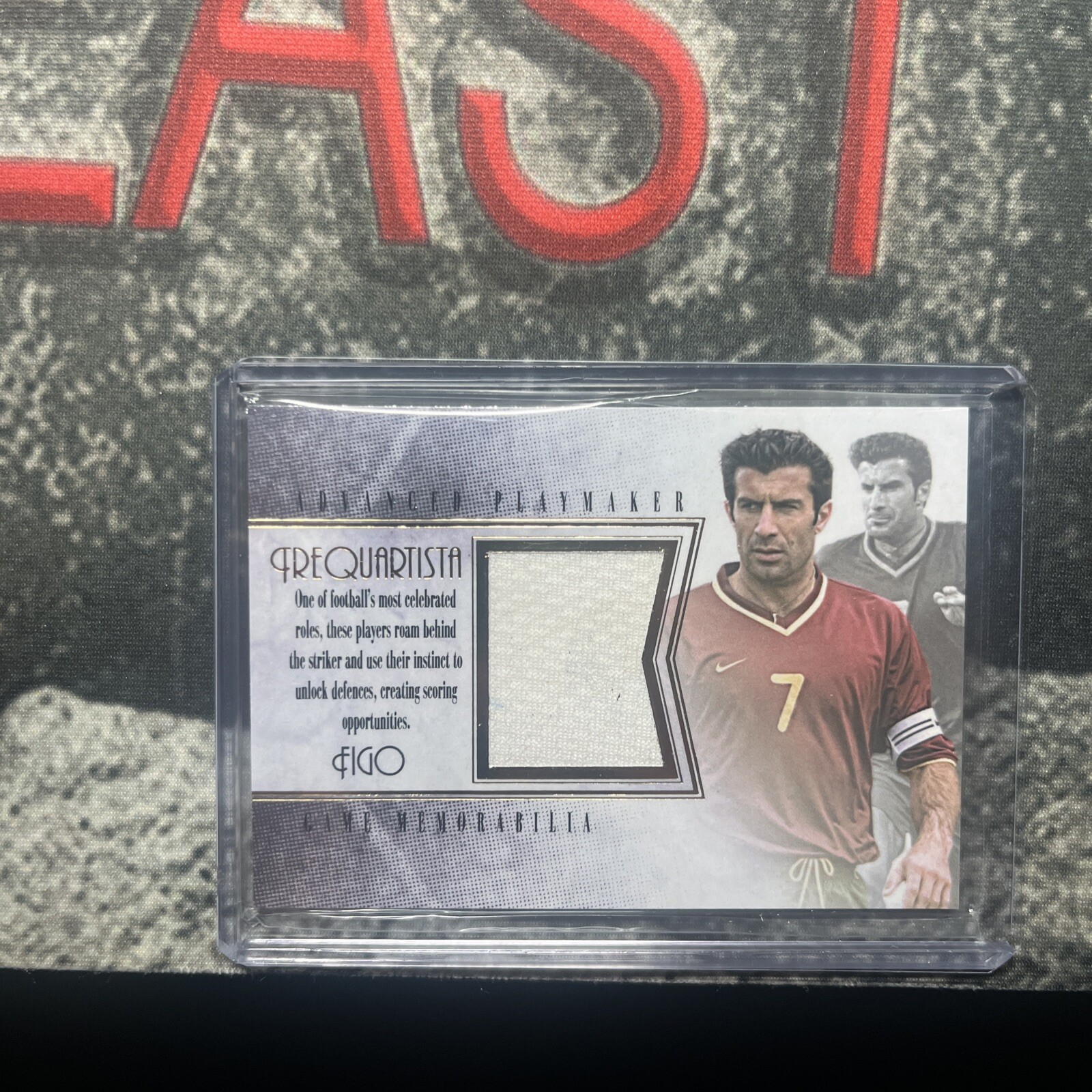 2024 Futera Unique Nostalgia Game Used Patch #9/20 SSP  Luis Figo