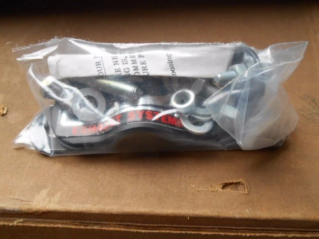 Nuevo de Lote Antiguo Mac 57-85 Harley Davidson Sportster Escape Doble Escalonado 2" Negro Turnout Foto 4 de 4