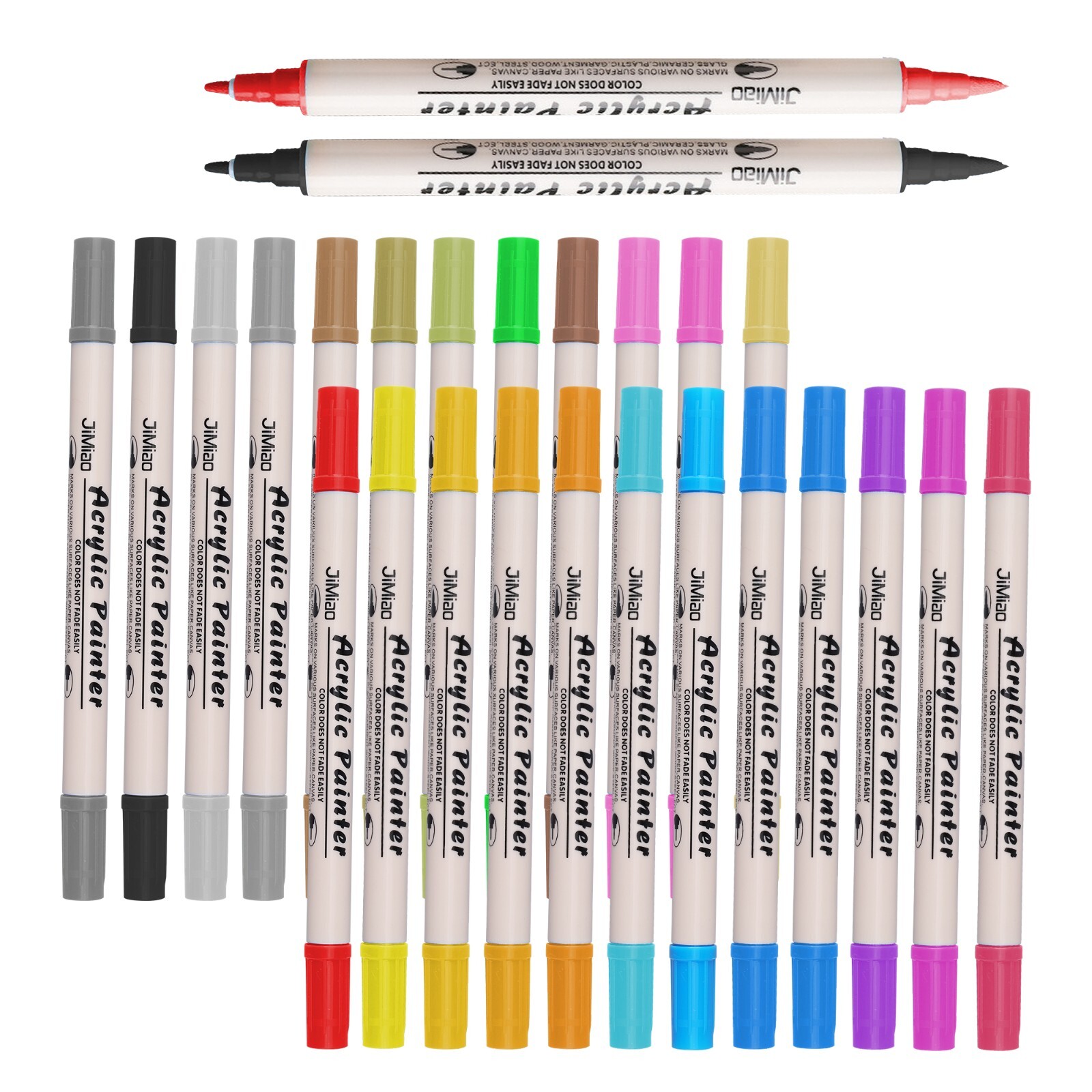 Multicolor Marker Pen Set - Waterproof Acrylic Paint Tips for Kids & DIY Crafts