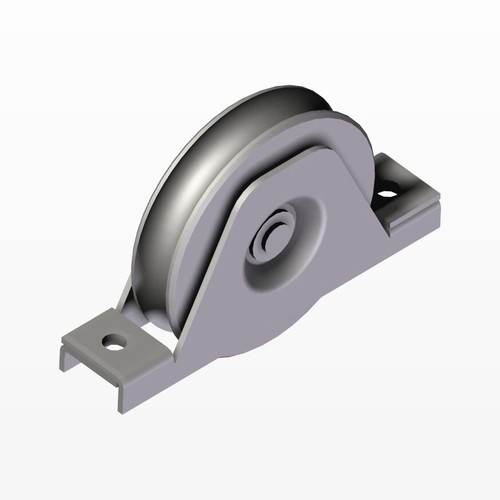 Schiebetorrolle Bodenlaufschiene U-Rille R8 - Gartentor Schiebetor Rolle - Bild 21 von 31