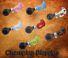 Original HEAVY DUTY BUGLE HORN 7 1/4  DIFFERNT COLORS 