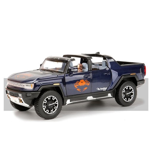 1/24 Pull Back Pickup Diecast Model Car Toy Vehicle Sound&Light Collection Gift - Picture 5 of 26