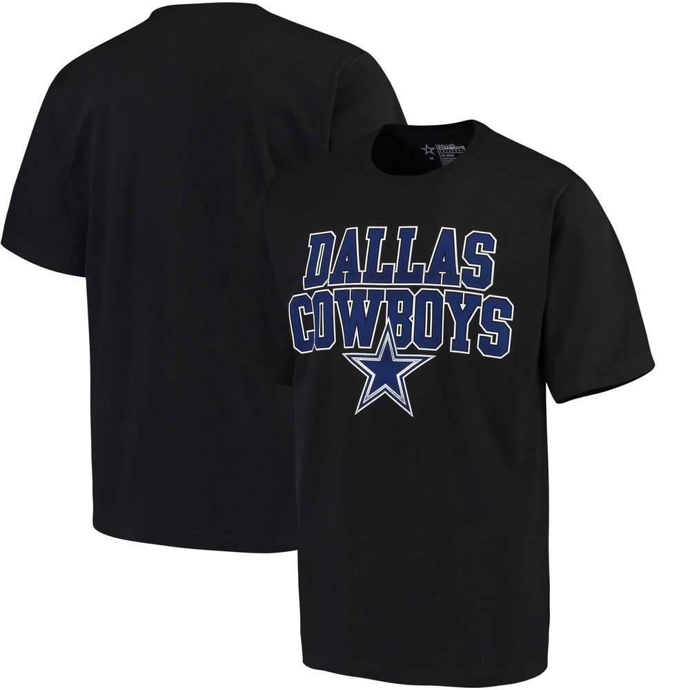 DALLAS COWBOYS Tシャツ Lサイズ ブラック Men's Fanatics MTO Label Black Dallas Cowboys Midnight