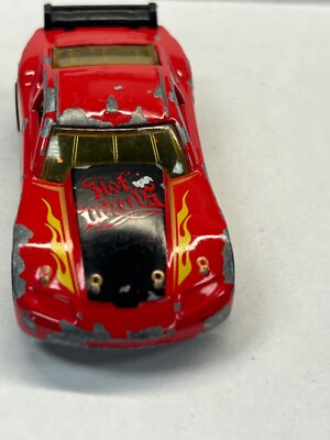 Hot Wheels Circle Tracker 2008 Mattel Red Flames 1:64 Toy Race Car