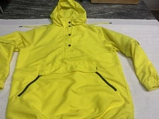 Wild Fable Women’s Pullover Lightweight Hooded Jacket Zip Pockets Size XS Yellow