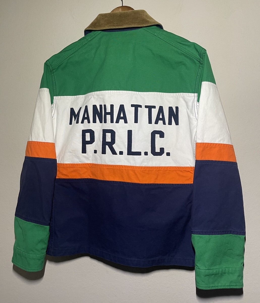 Polo Ralph Lauren Fireman Clasp Color Block Jacket Medium Polo Ralph Lauren Fireman Clasp Color Block Jacket Medium