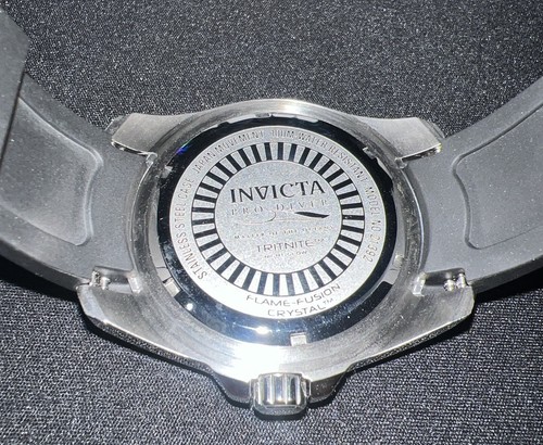 Invicta Pro Diver 21392 48 mm Silver Stainless Steel Case with Black Rubber... - Picture 6 of 9