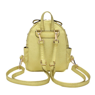 Fashion Metallic Neon Mini Studded Backpacks | eBay display picture 1