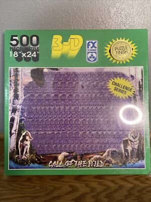 FX SCHMID SEALED 500 pc Puzzle 3D Call of the Wild Challenge Series 1994