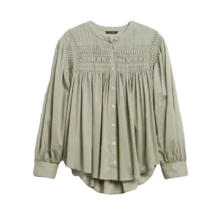 Banana republic sheer blouse cheap