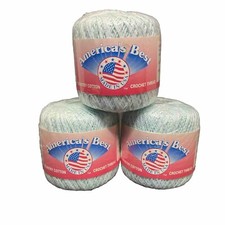 America's Best 100 Cotton Crochet Thread Spool 3 100 Yards 22 Aqua