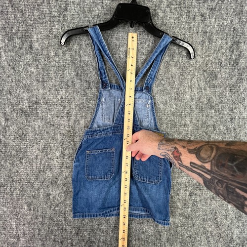 Polo Ralph Lauren Overalls Girls 6 Blue Bib Overall Skirt Dress Denim Youth - Picture 7 of 8