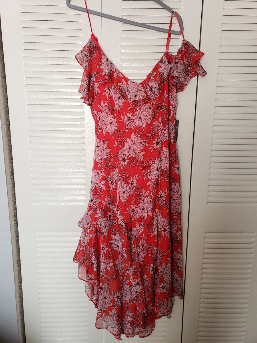 Vince camuto clearance red floral dress