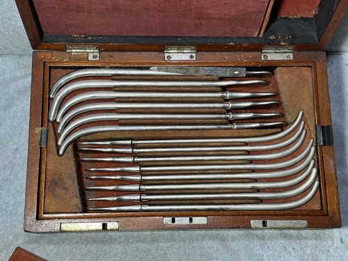 US ARMY MEDICAL GENITO URINARY INSTRUMENTS SHEPARD DUDLEY SET ANTIQUE TOOL - Picture 12 of 24