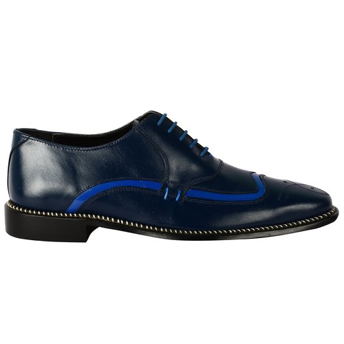 LIBERTYZENO Mens Genuine Leather two toned Wingtip Business Oxford Dress Shoes - 第 6/6 張圖片