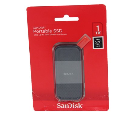 SanDisk Portable SSD 1TB USB 3.2 Gen 2, USB-C SDSSDE30-1T00 (PZ1002415)